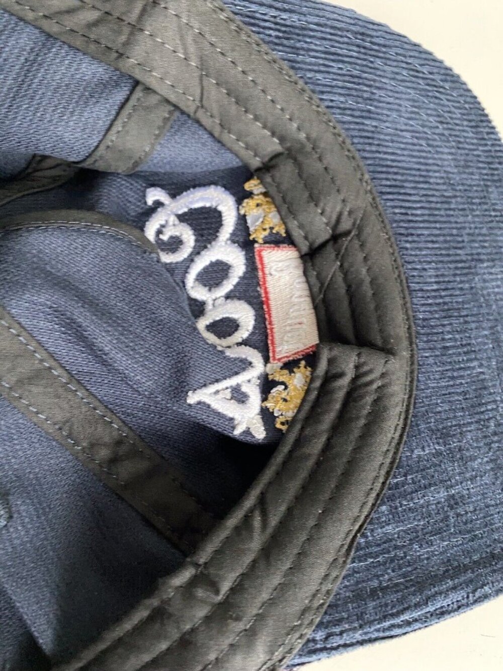 Coors Banquet Corduroy Trucker Rope Snapback Hat Retro Navy Blue NEW - Picture 13 of 13